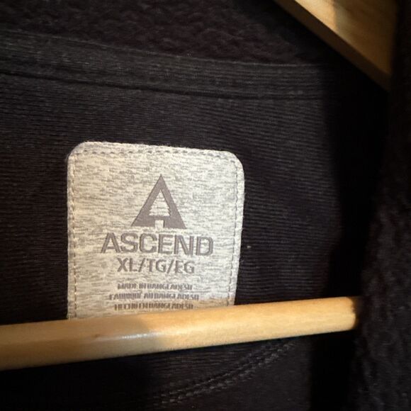 Ascend Fleece Lined Sweater Jacket Fitted Full Zip Women's Pockets Sz XL EUC - Picture 8 of 12